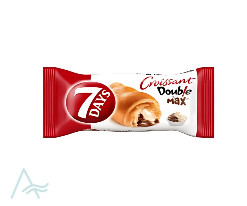 7DAYS CROISSANT DUBLE CACOA& VANILLLA